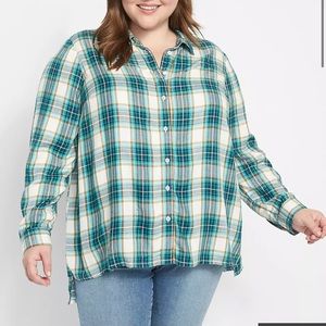 Lane Bryant Plaid Shirt size 18/20
